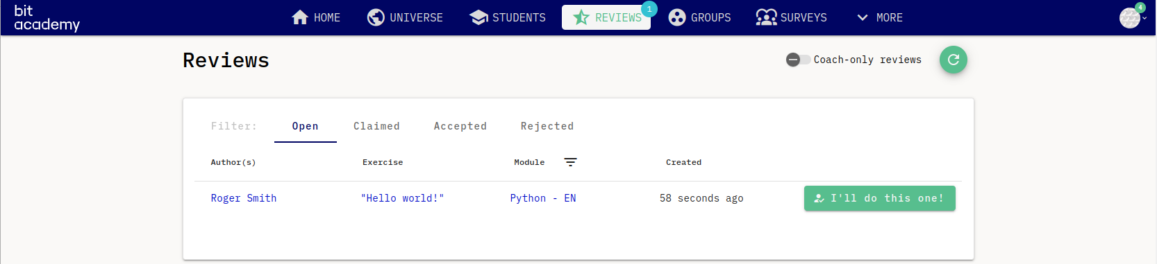 review overview